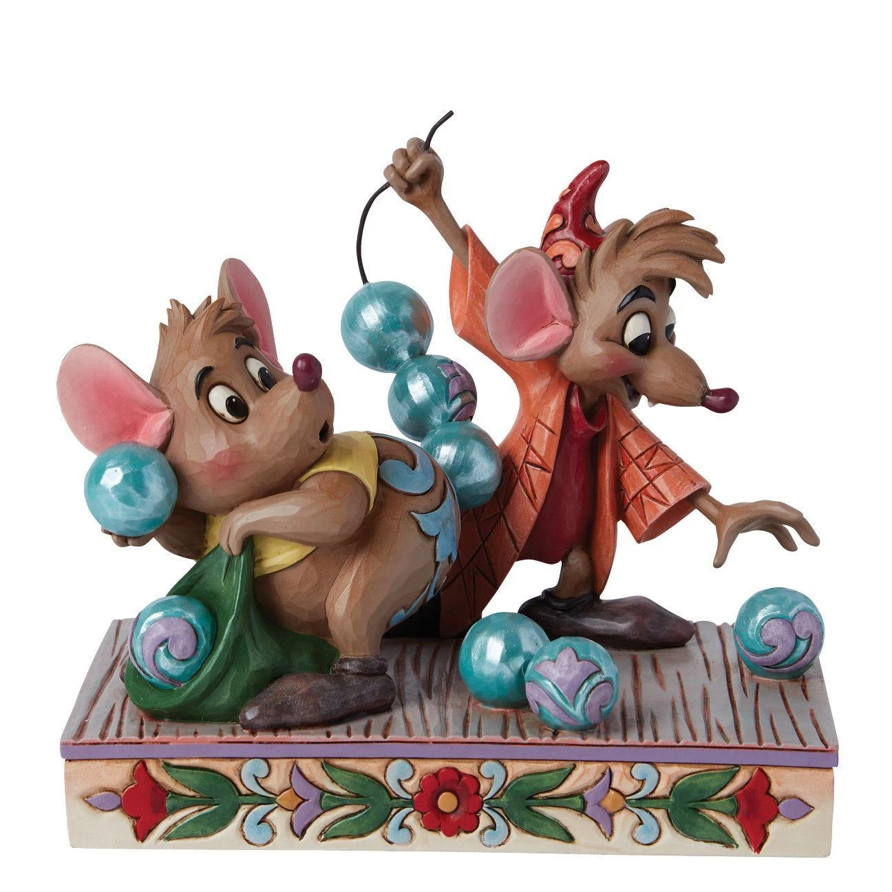 Disney Gus & Jaq helping thread Cinderella s pearls