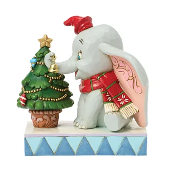 Disney Dumbo with christmas tree