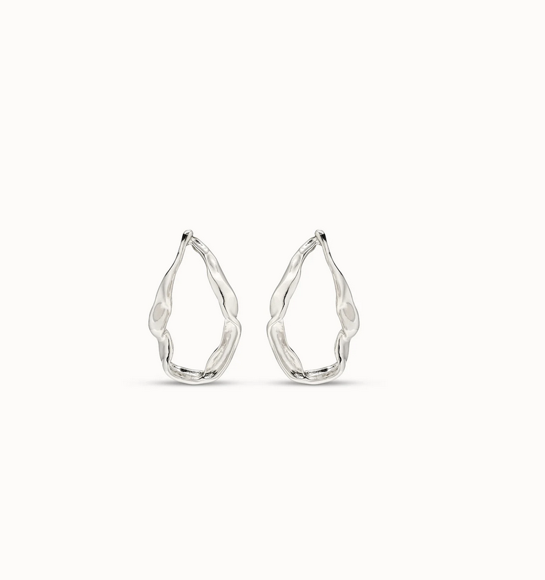 Large hoop earrings