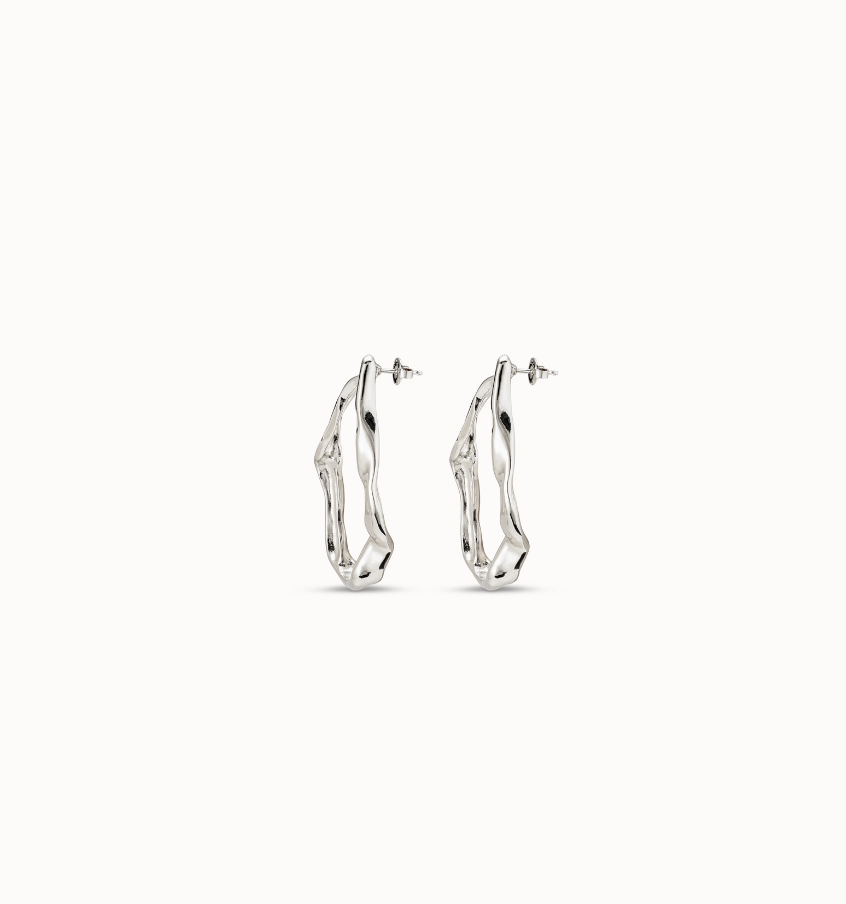 Large hoop earrings - 3