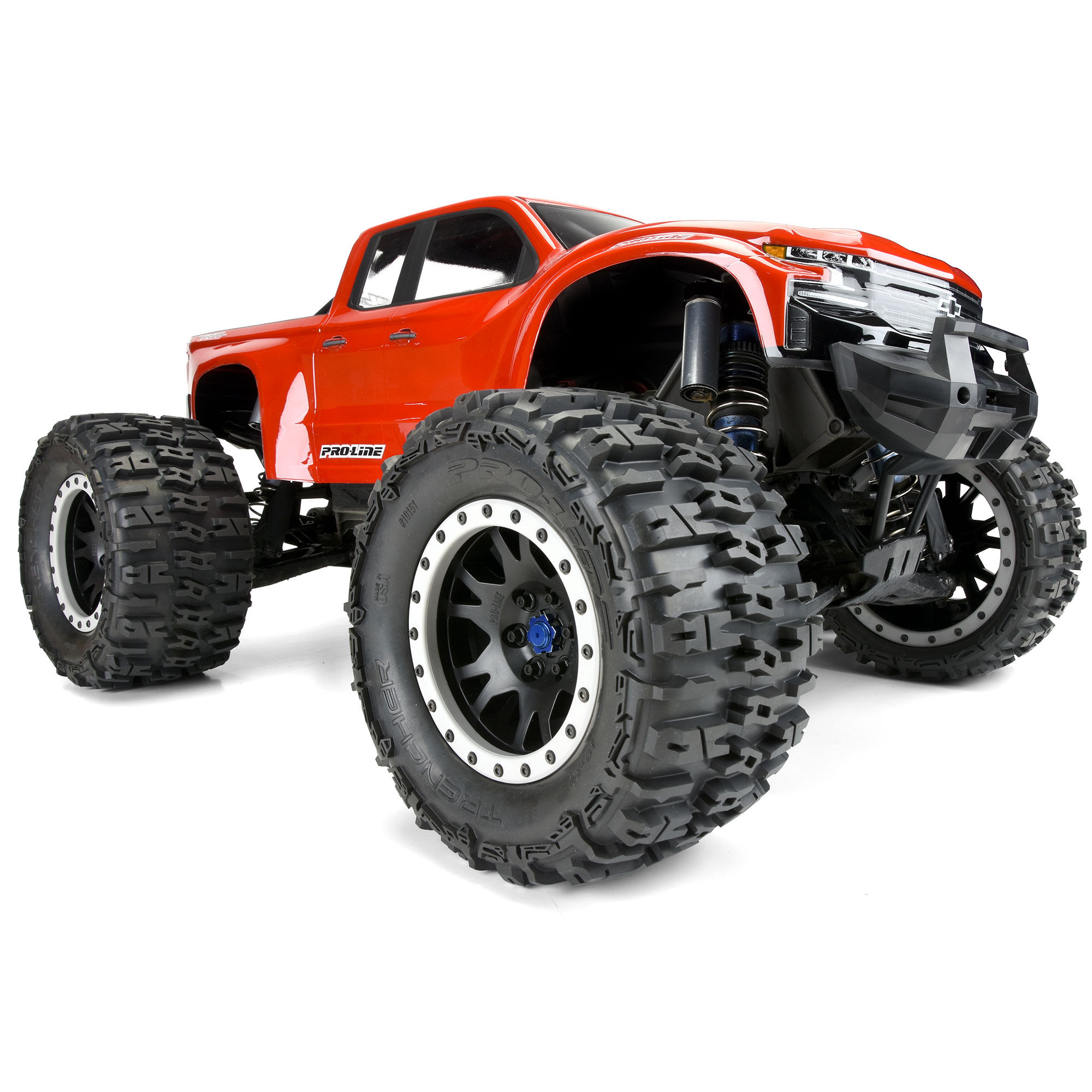 Pro-Line PRO350717 1/5 Pre-Cut 2019 Chevy Silverado Z71 Trail Boss Clear Body: X-MAXX - 7