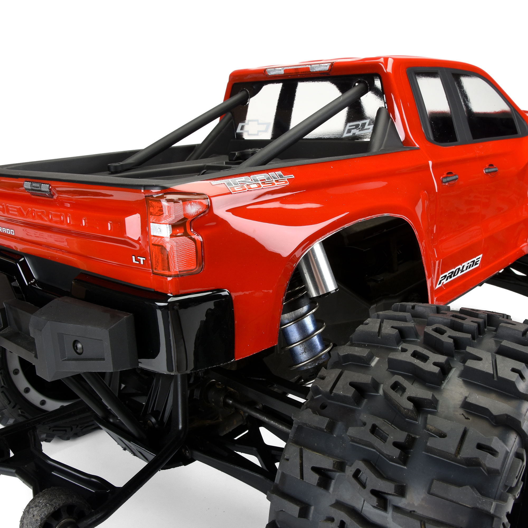 Pro-Line PRO350717 1/5 Pre-Cut 2019 Chevy Silverado Z71 Trail Boss Clear Body: X-MAXX - 4