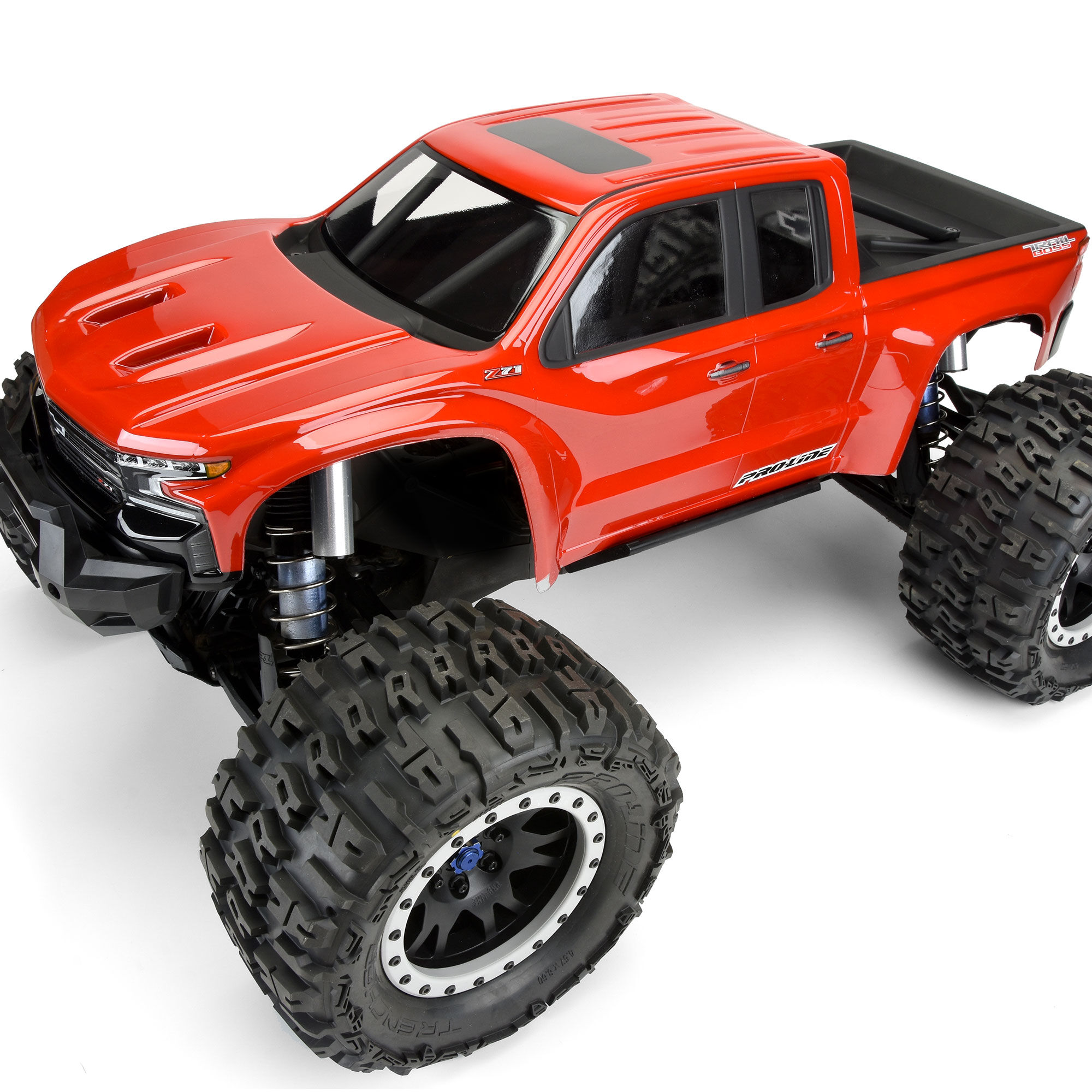 Pro-Line PRO350717 1/5 Pre-Cut 2019 Chevy Silverado Z71 Trail Boss Clear Body: X-MAXX - 5