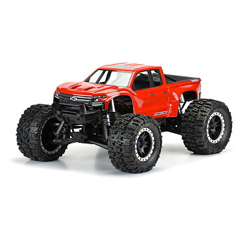 Pro-Line PRO350717 1/5 Pre-Cut 2019 Chevy Silverado Z71 Trail Boss Clear Body: X-MAXX