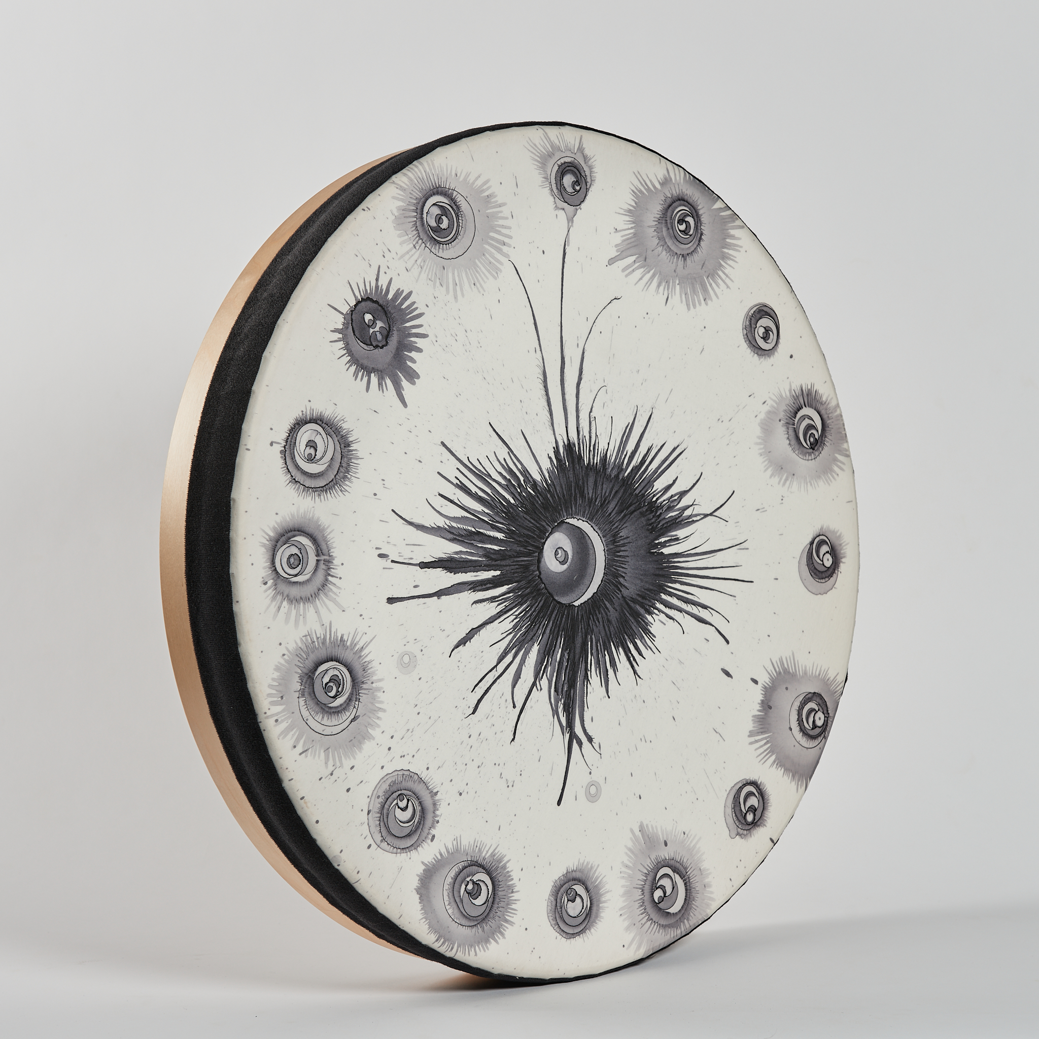 Pandeireta 60cm x 9cm - con afinación variable parche sintetico - 7