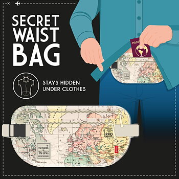 Secret waist bag, Travel