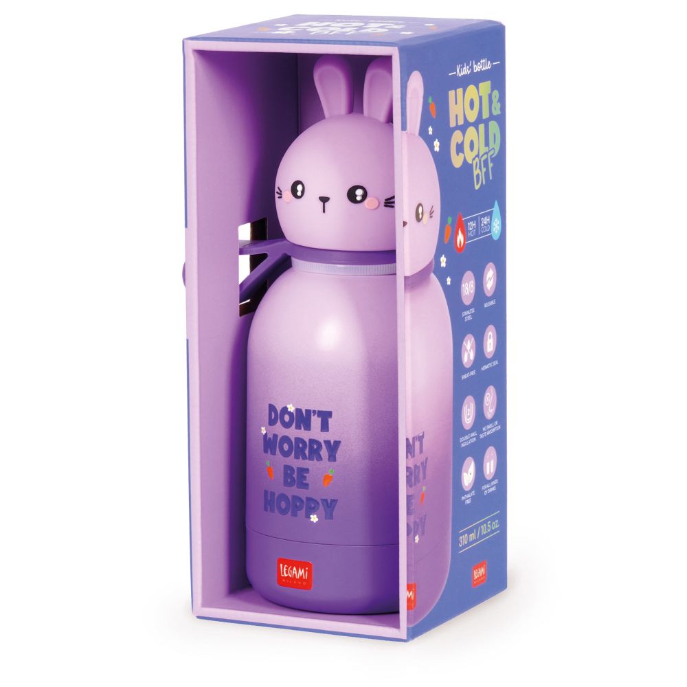 Hot&Cold, Kids Vakuumflaska, Bunny (310 ml) - 5