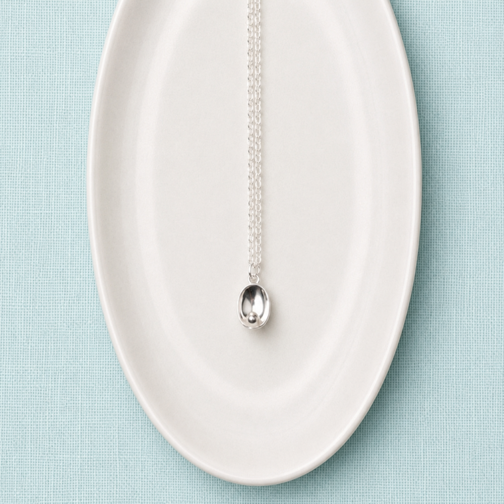 IAMLUND Skimra halsband silver - 2