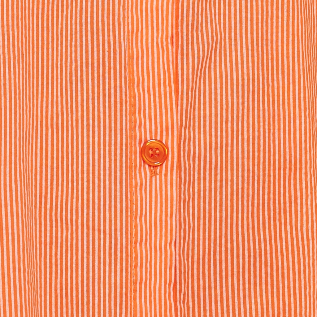 Linn Stripe shirt | Citrus orange - 3