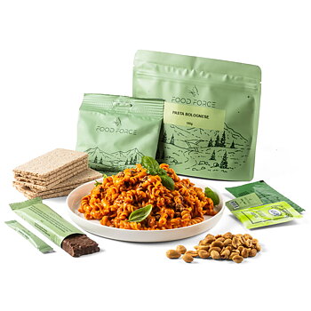 Food Force | Pasta bolognese Hovedret | Frysetørret mad | 307 g