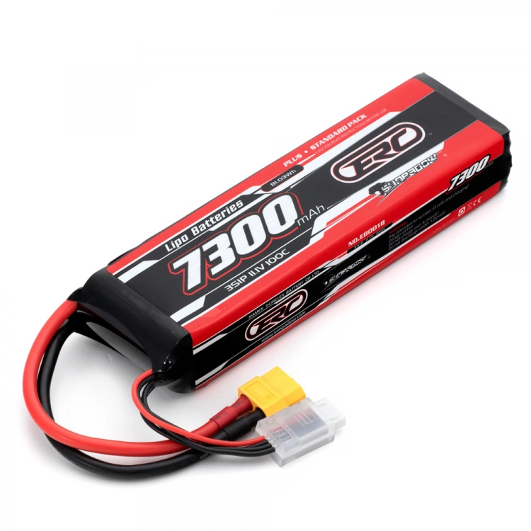 Sunpadow Li-Po Battery 3S 11,1V 7300mAh 100C XT60-Connector
