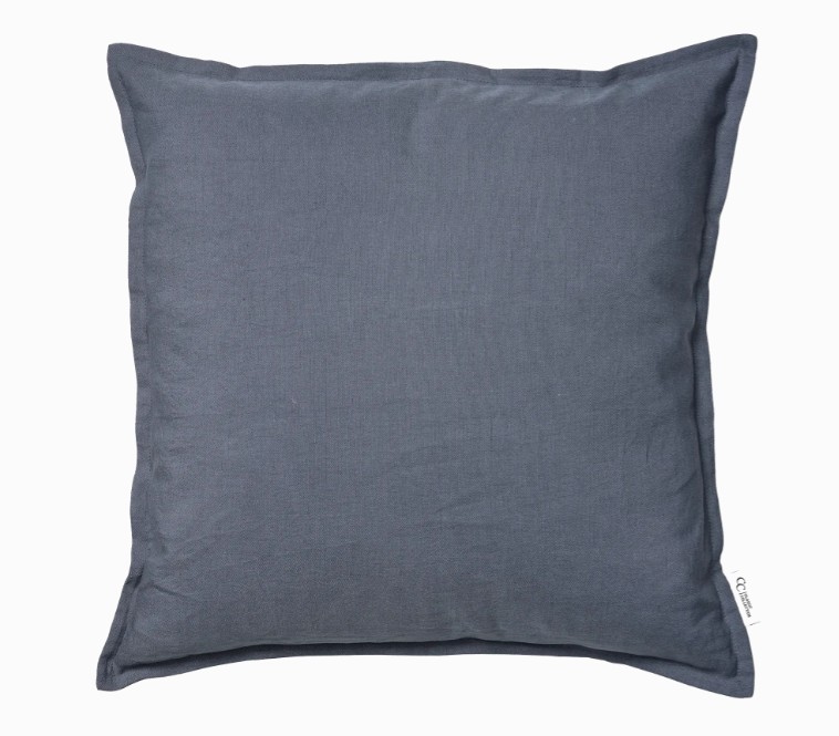 Kuddfodral Linen Skymningsblå 50x50cm