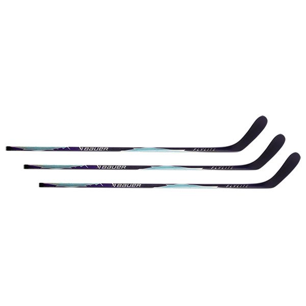 Bauer Vapor Flylite Grip COLOR hockeyklubba (3-pack)
