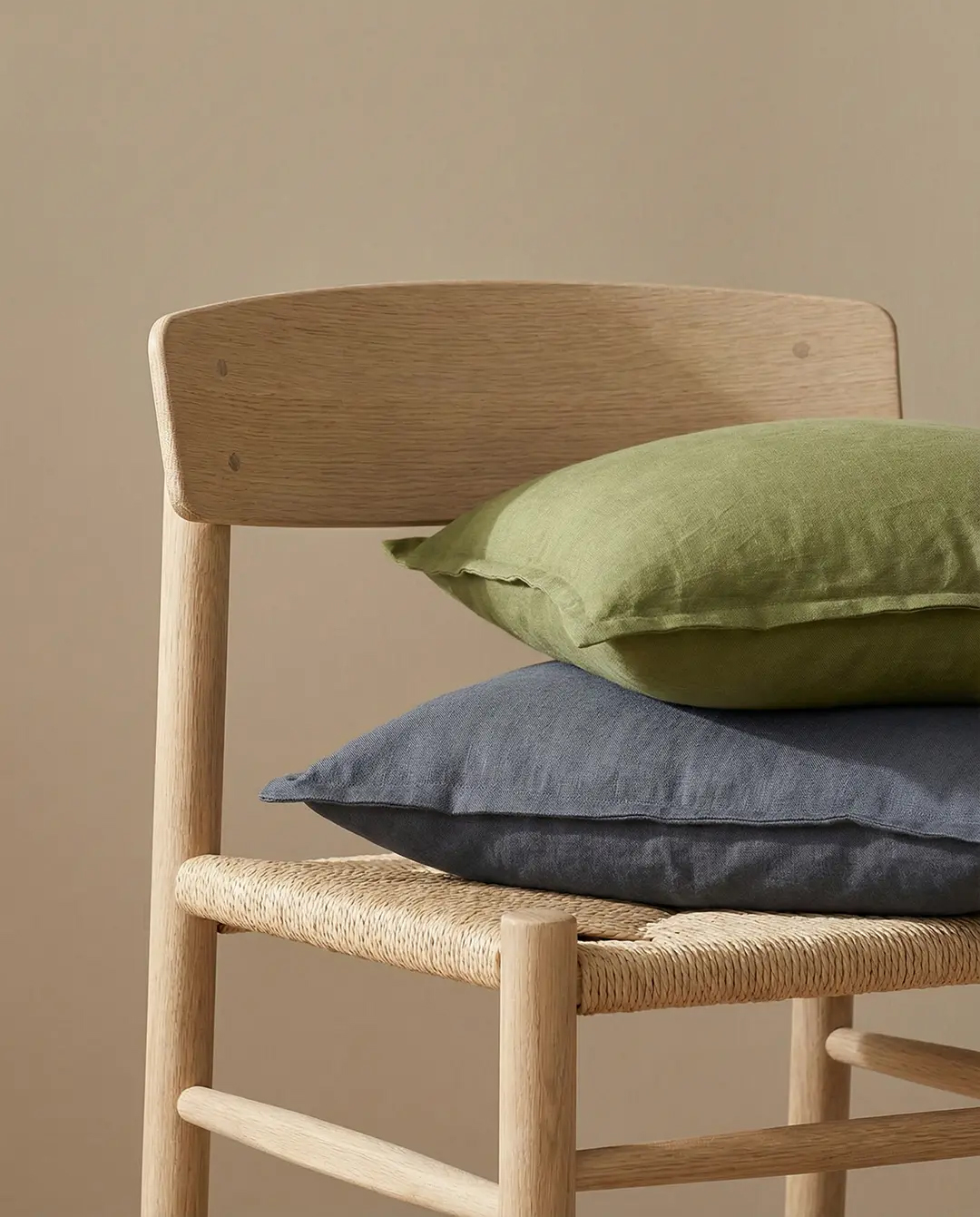 Kuddfodral Linen Skogsgrön 50x50cm - 2