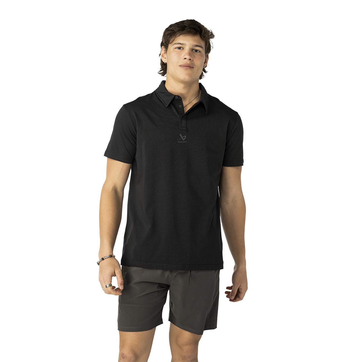 BAUER Performance Golf Piké Svart 