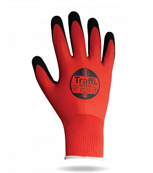 TraffiGLOVE TG1895 Vattentät Latexhandske