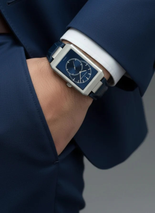 Ora Vera Small Second Gents 23098-3CBU-BUIN - 4