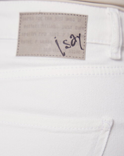Jeans Como twill rak & vid vit - 4