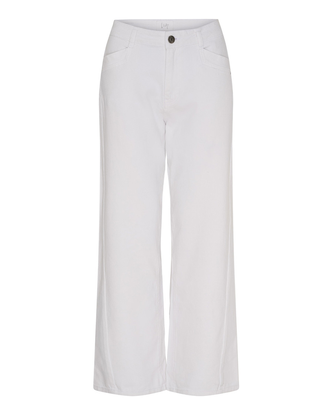 Jeans Como twill rak & vid vit - 6