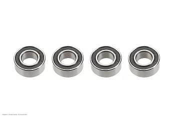 G-Force GF-0500-004 Ball Bearing - Chrome Steel - ABEC 3 - Rubber Shielded - 5X10X4 - MR105-2RS - 4 pcs