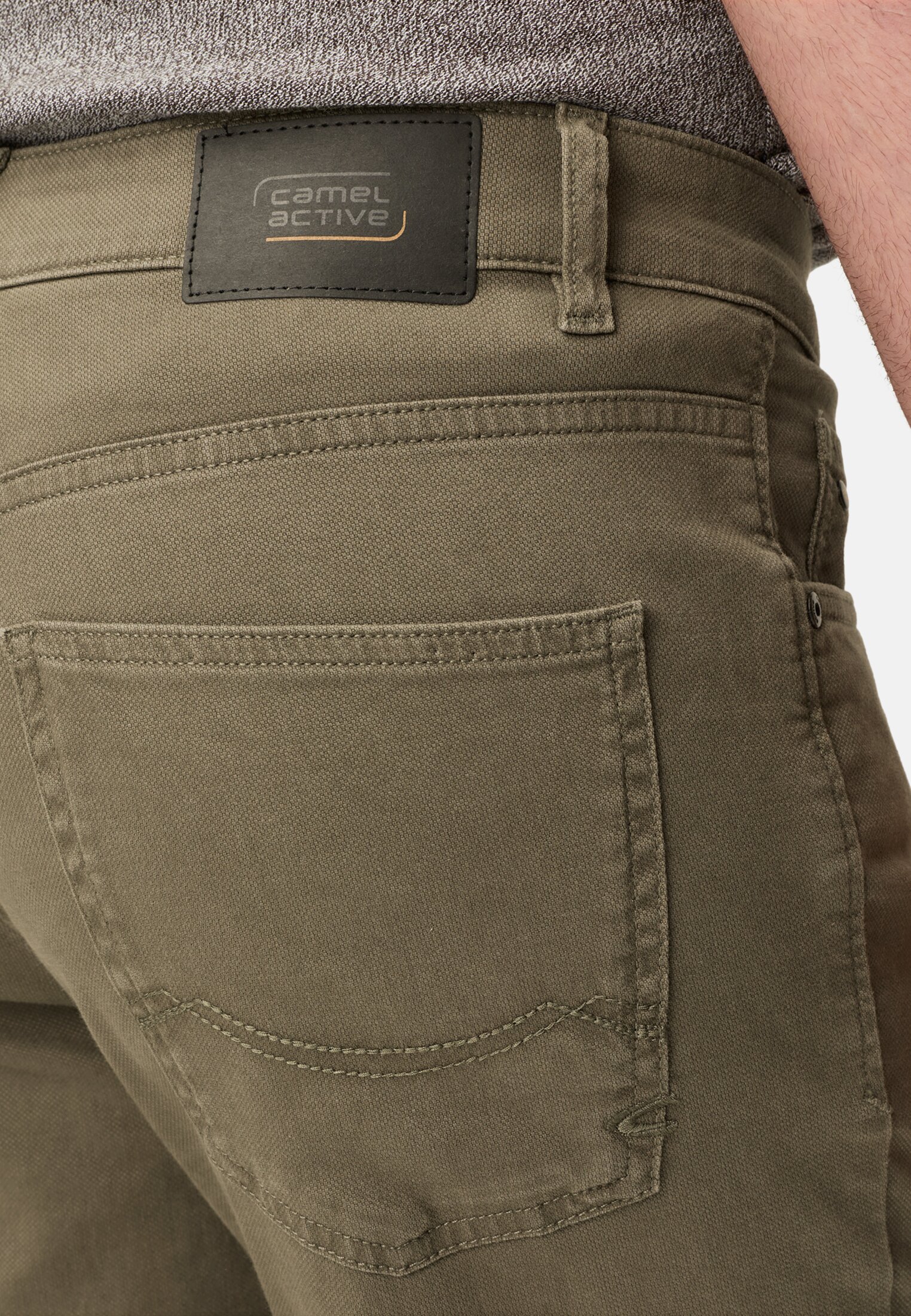 5-Pocket byxor grön från camel active  - 6