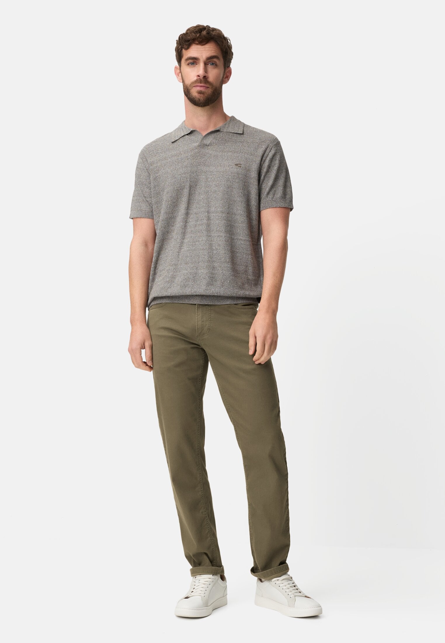 5-Pocket byxor grön från camel active  - 5