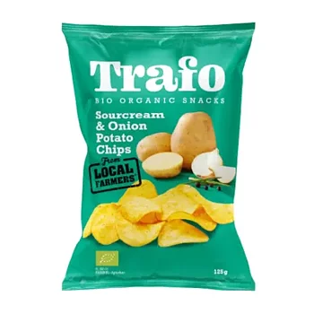 Chips Sourcream & Onion 125g Trafo