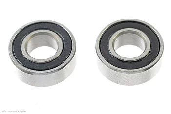 G-Force GF-0510-003 Ball Bearing - Ceramic Balls - ABEC 3 - Rubber Shielded - 5X11X4C - MR115-2RS/C - 2 pcs