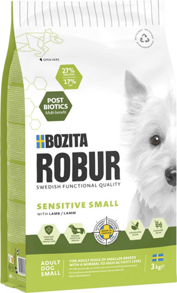 Bozita Robur Sens. Adult SB, Lamb 3kg