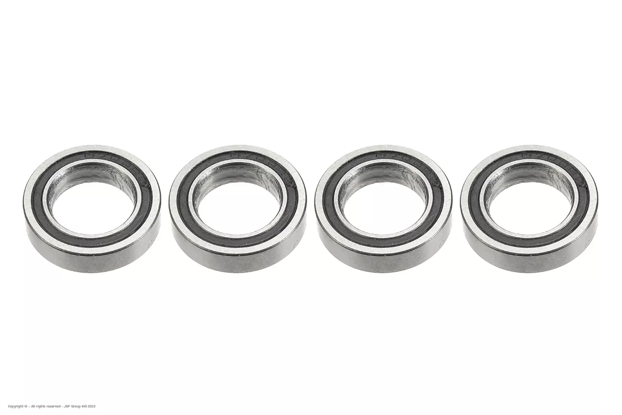 G-Force GF-0500-018 Ball Bearing - Chrome Steel - ABEC 3 - Rubber Shielded - 10X16X4 - MR1016-2RS - 4 pcs