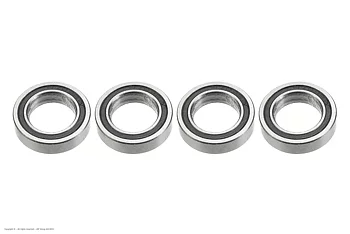 G-Force GF-0500-018 Ball Bearing - Chrome Steel - ABEC 3 - Rubber Shielded - 10X16X4 - MR1016-2RS - 4 pcs