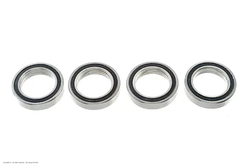 G-Force GF-0500-025 Ball Bearing - Chrome Steel - ABEC 3 - Rubber Shielded - 13X19X4 - MR1913-2RS - 4 pcs