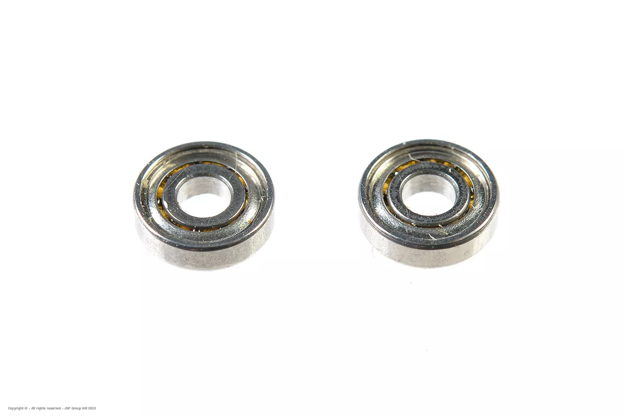 G-Force GF-0550-001 Ball Bearing - Chrome Steel - ABEC 3 - Metal Shielded - 1,5X4X1,2 - X-MR681X/W1.12 - 2 pcs
