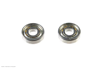 G-Force GF-0550-001 Ball Bearing - Chrome Steel - ABEC 3 - Metal Shielded - 1,5X4X1,2 - X-MR681X/W1.12 - 2 pcs