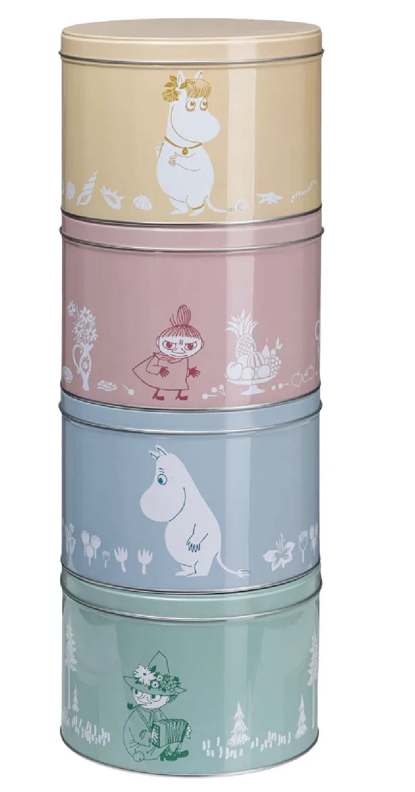 Mumin Rund Plåtburk - Snorkfröken - 4