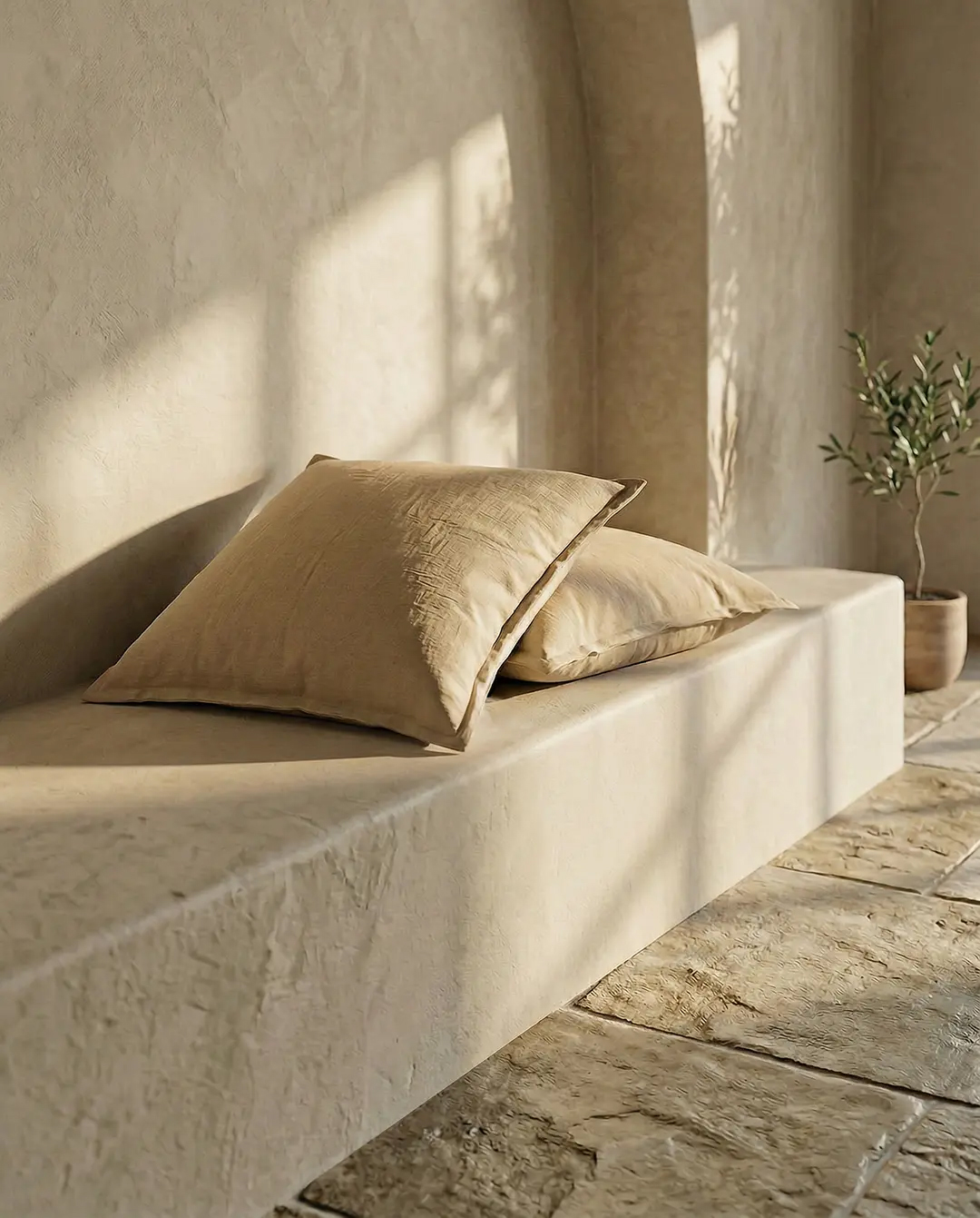 Kuddfodral Linen Mocca 50x50cm - 2
