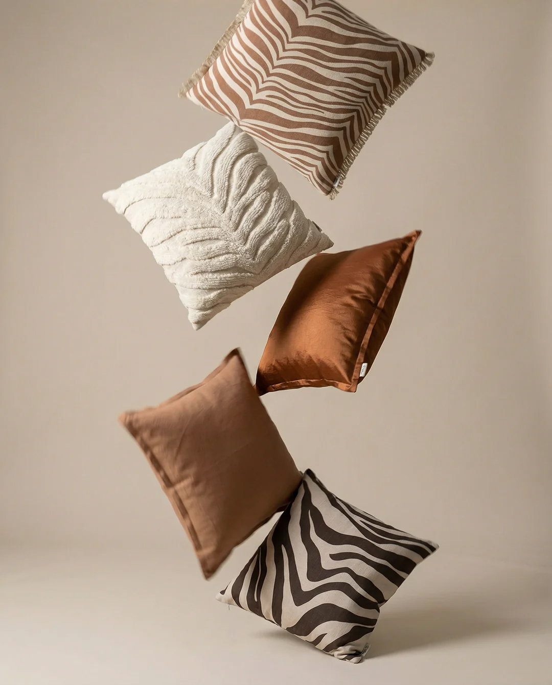 Kuddfodral Linen Mocca 50x50cm - 6