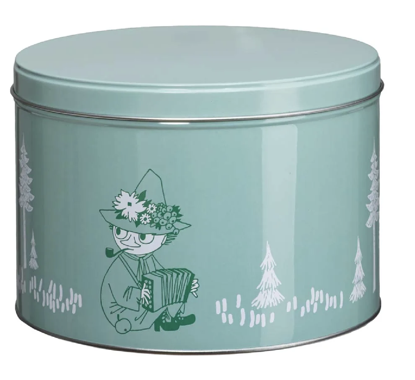 Mumin Rund Plåtburk - Snusmumriken - 2