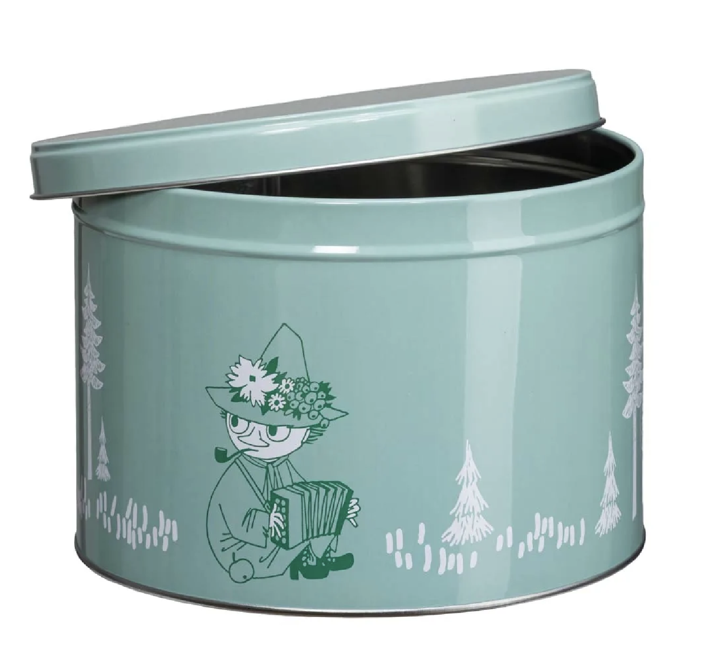 Mumin Rund Plåtburk - Snusmumriken - 5