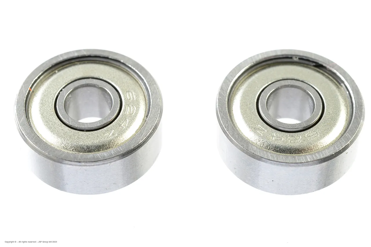 G-Force GF-0550-020 Ball Bearing - Chrome Steel - ABEC 3 - Metal Shielded - 4X13X5 - MR624ZZ - 2 pcs