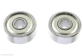 G-Force GF-0550-020 Ball Bearing - Chrome Steel - ABEC 3 - Metal Shielded - 4X13X5 - MR624ZZ - 2 pcs