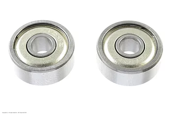 G-Force GF-0550-028 Ball Bearing - Chrome Steel - ABEC 3 - Metal Shielded - 8X14X4 - MR148ZZ - 2 pcs
