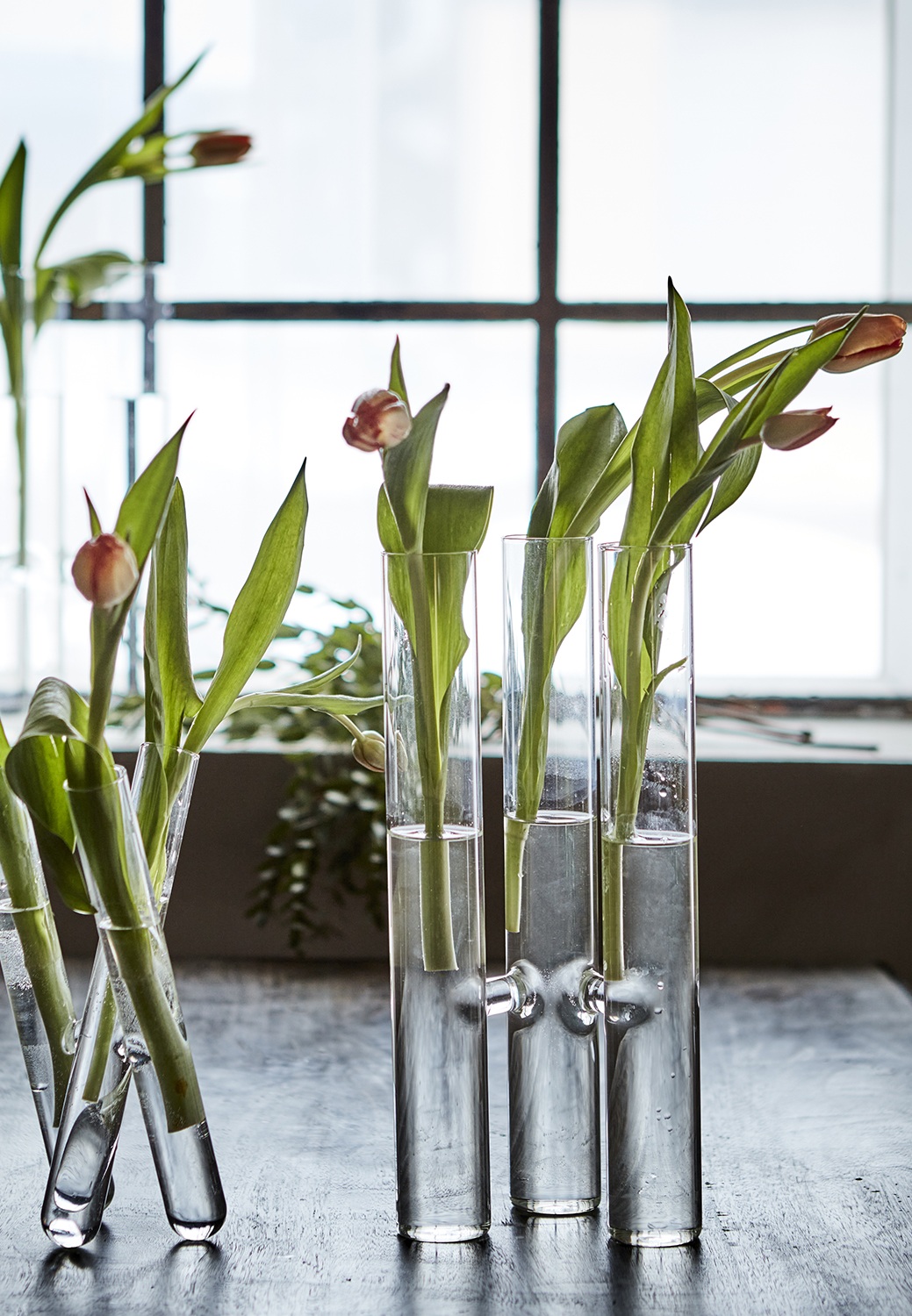 Glass vase - Olivia  - 34x17 cm