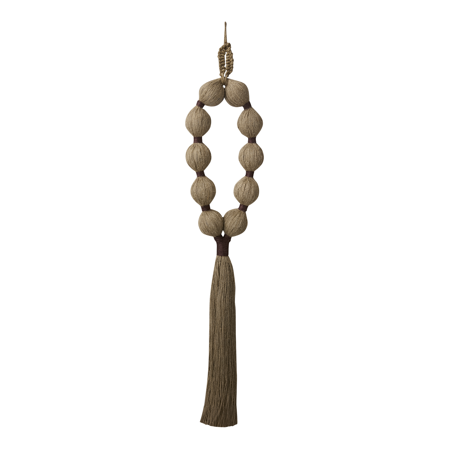 Wall decoration - Tassel - Tassel with a luxurious feel - Nature - 94 cm - 2