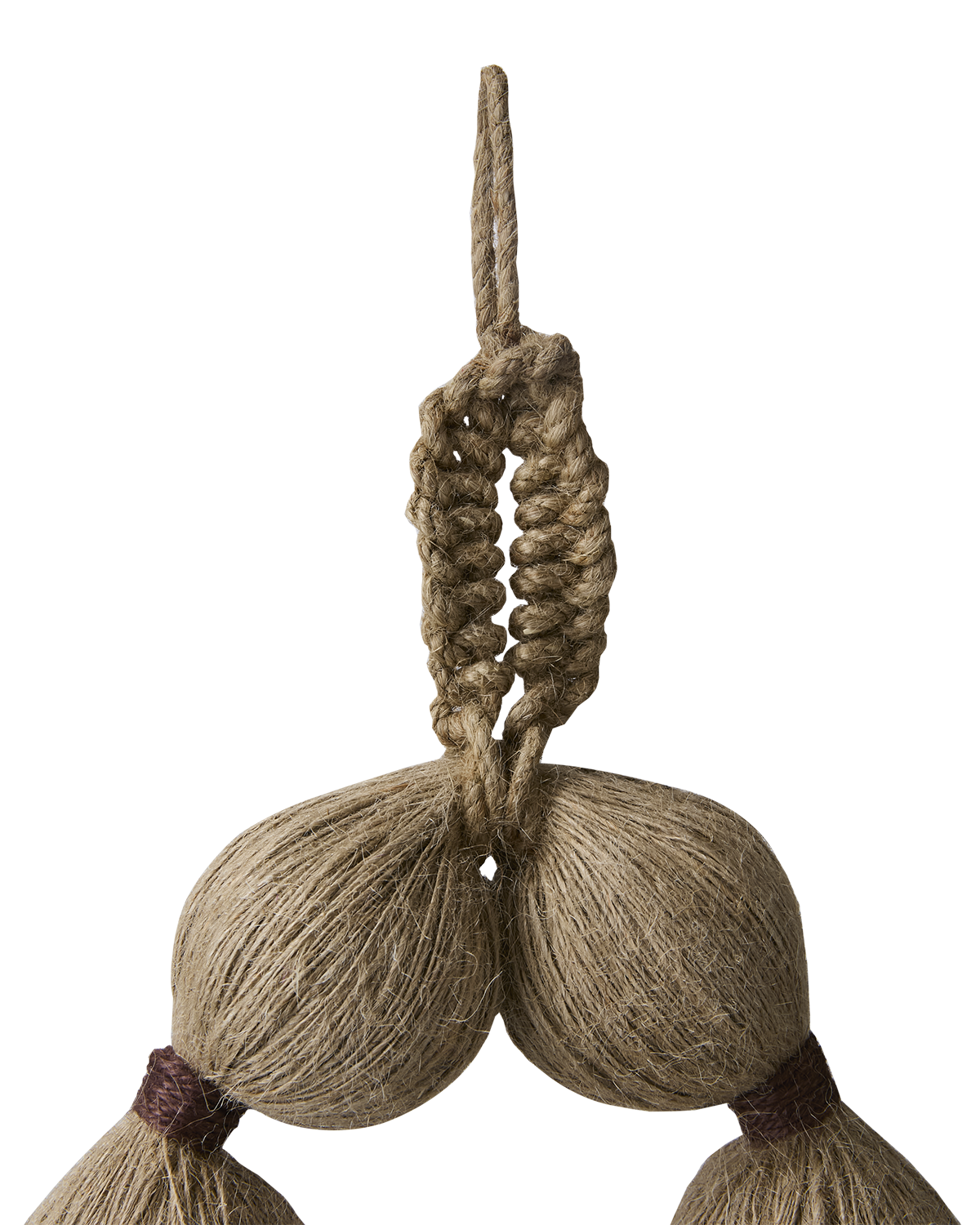 Wall decoration - Tassel - Tassel with a luxurious feel - Nature - 94 cm - 3