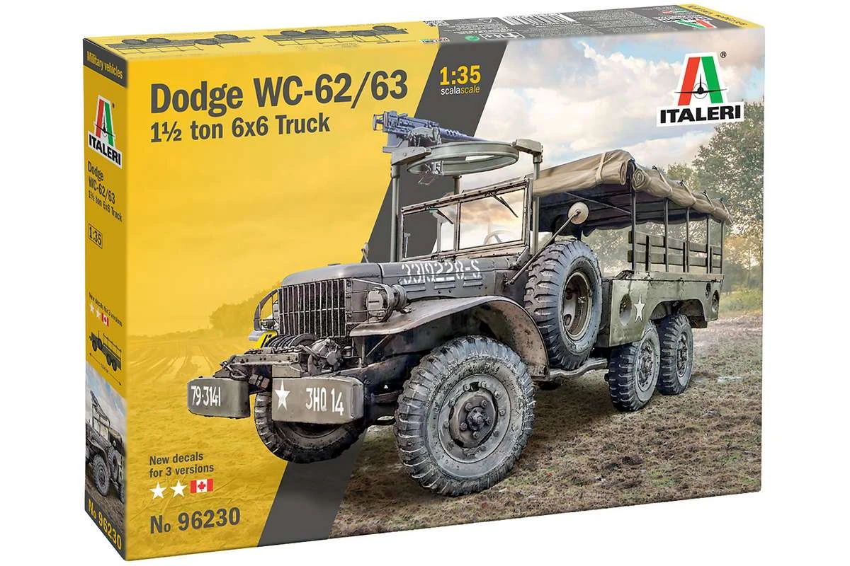 Dodge WC62 6x6 Military Truck, American WWII 1/35