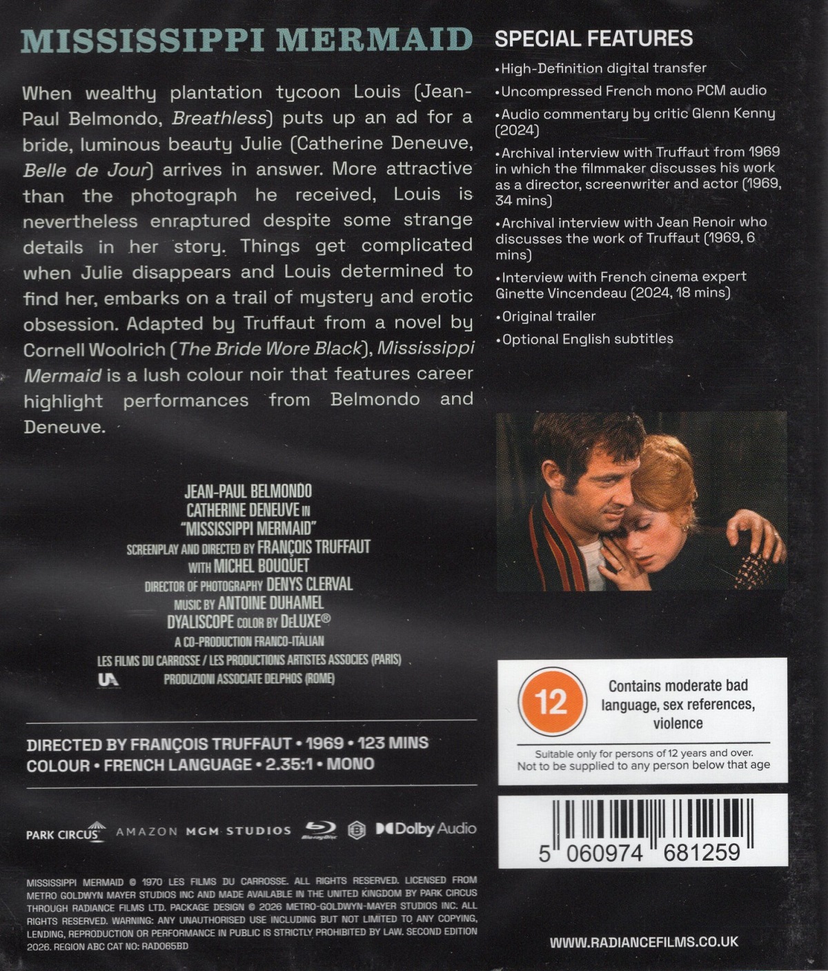 Mississippi Mermaid (ej svensk text) (Blu-ray) - 2