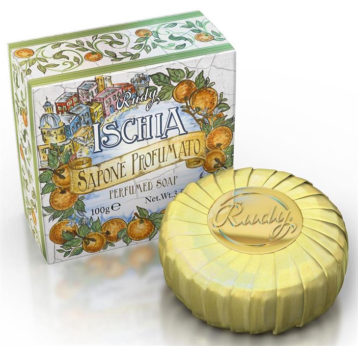 Tvål i presentförpackning Ischia 100g