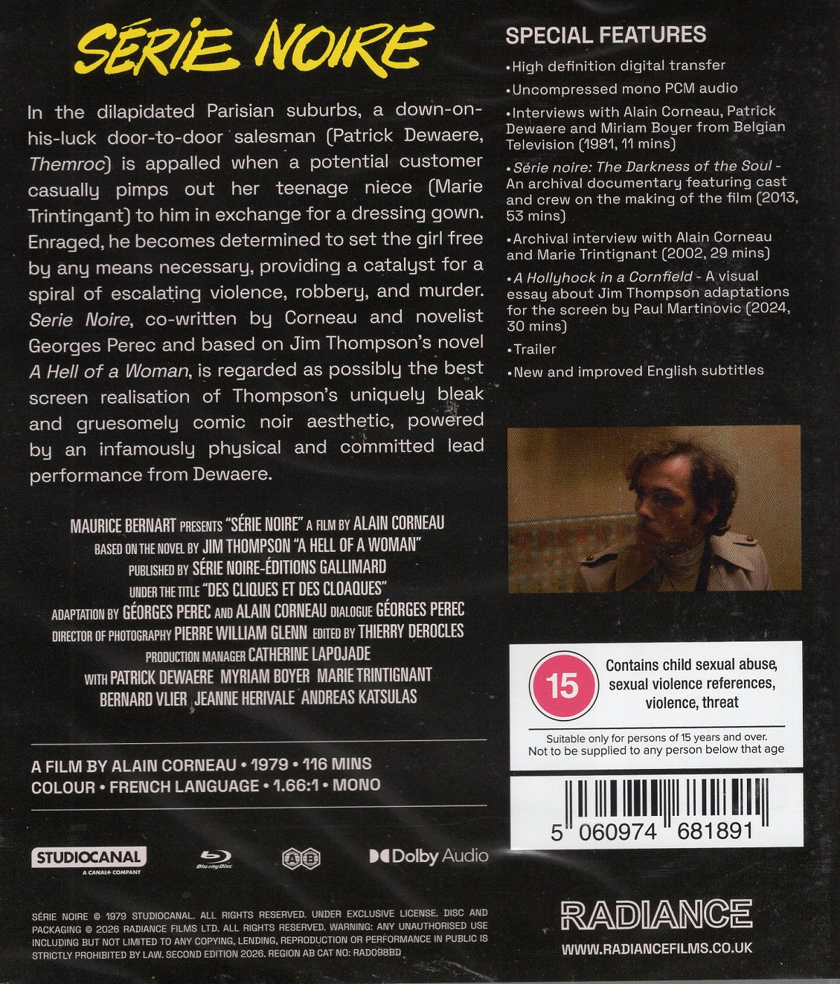 Série Noire (ej svensk text) (Blu-ray) - 2