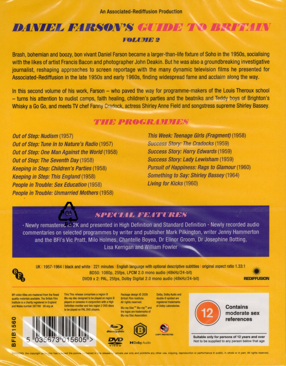 Daniel Farson's Guide to Britain: Volume 2 (ej svensk text) (Blu-ray + DVD) - 2